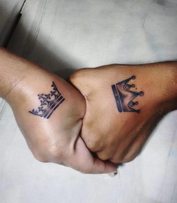 Queen And King Matching Tattoos