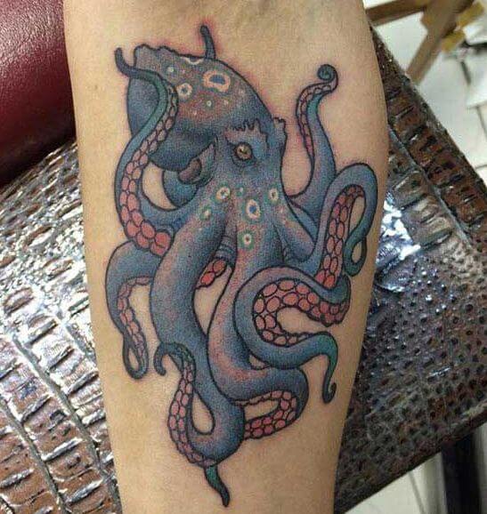 Realistic Octopus Tattoos