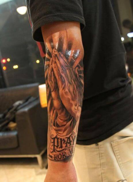 Religious Arm Tattoos