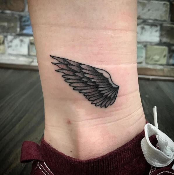 Simple Angel Wing Tattoos