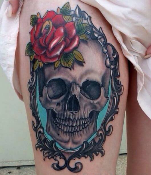 Skull Girl Tattoo