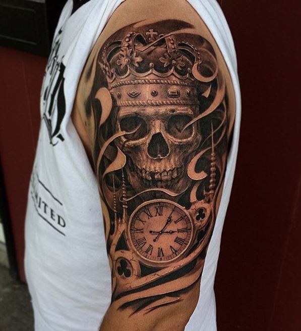 Skull Sleeve Tattoos