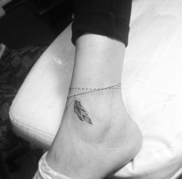 Small Feather Tattoos