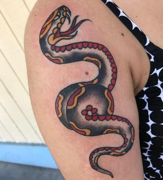 Snake Tattoo Arm