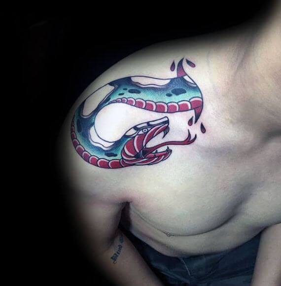 Tattoo of Cobras Snakes Shoulder