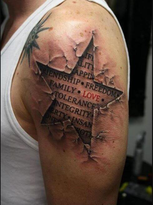 Star Half Sleeve Tattoos