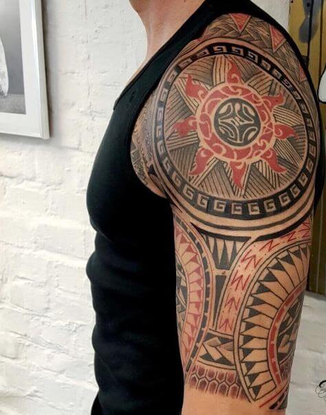 Sun Maori Tattoos