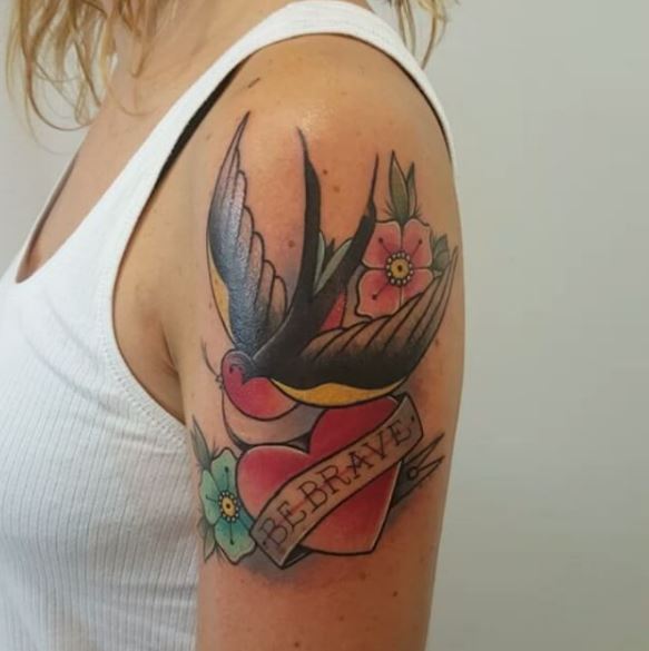 Traditional Bird Tattoos