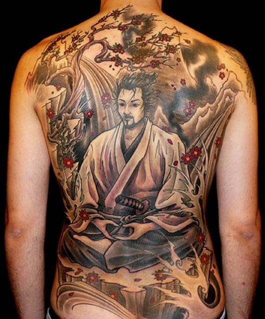 Traditional Japanese Samurai Tattoo