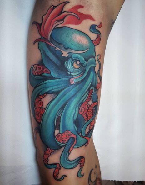 Traditional Octopus Tattoos