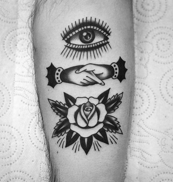 Traditional Tattoos Black And Grey (8)