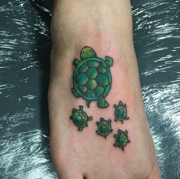 Turtle Family Tattoo