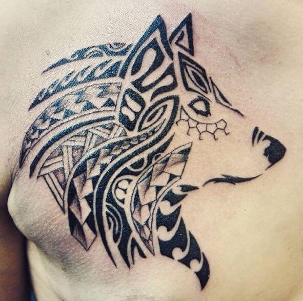 Wolf Maori Tattoos
