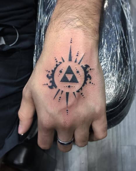 Zelda Tattoos On Hand
