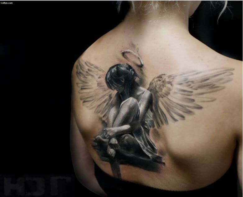 3d Angels Tattoos