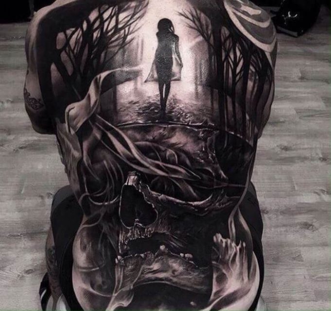 160 Best 3D Tattoos For Men 2023 Images Pictures Of Designs   3d Back Tattoos 1 681x641 