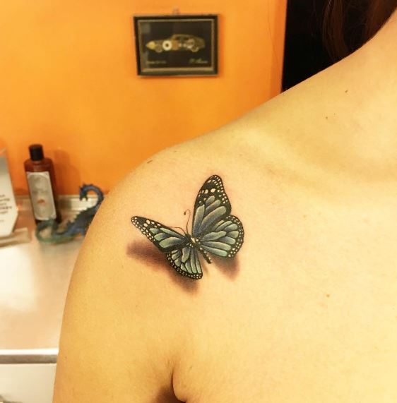 3d Butterfly Tattoos