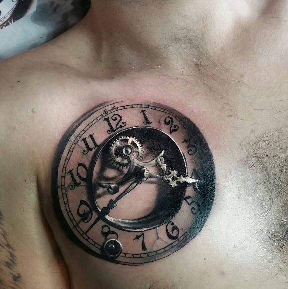 3d Clock Tattoos