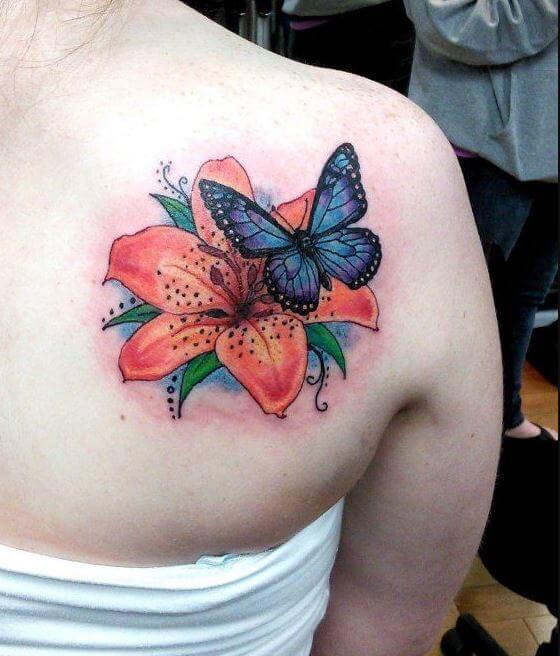 3d Flower Tattoos