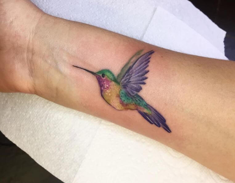 3d Hummingbird Tattoos
