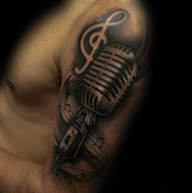 3d Music Tattoos