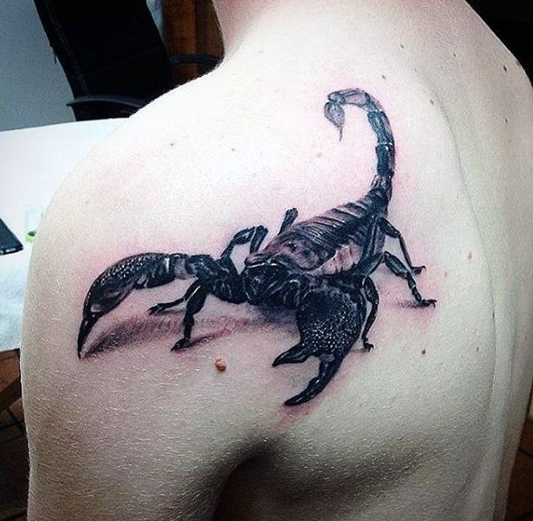 3d Scorpio Tattoos