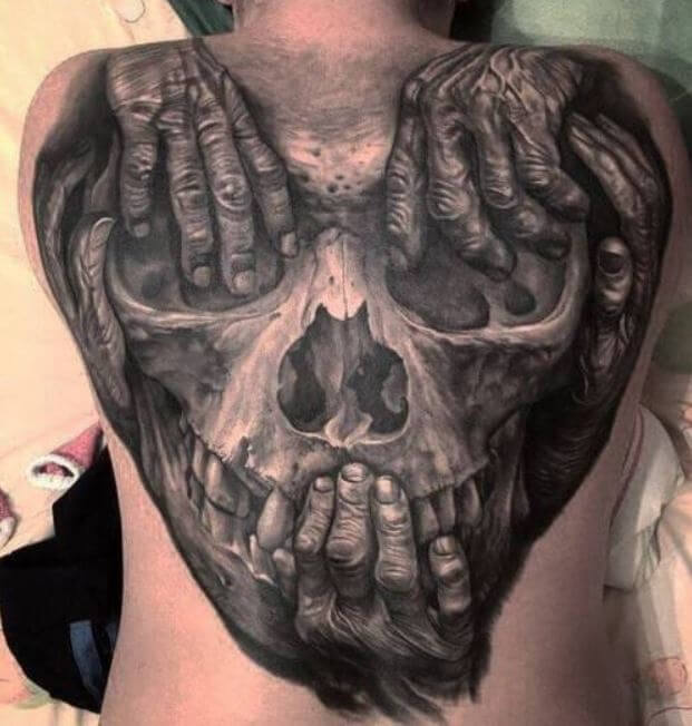 3d Skeleton Tattoos