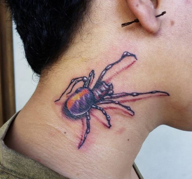 3d Spider Tattoos