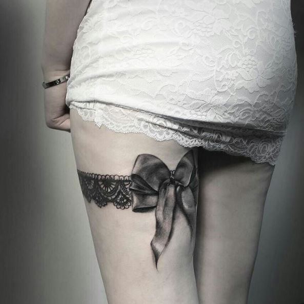 Amazing Garter Belt Tattoo Designs