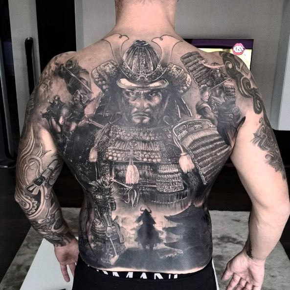 Amazing Work Full Back Tattoos Design