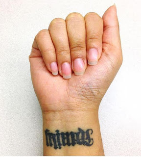 Ambigram Tattoos Design On Wrist