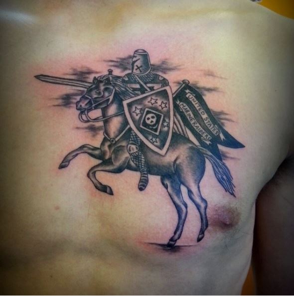Battle Marine Corps Tattoos Design