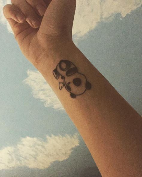 Best Small Panda Tattoos Design On Wrist