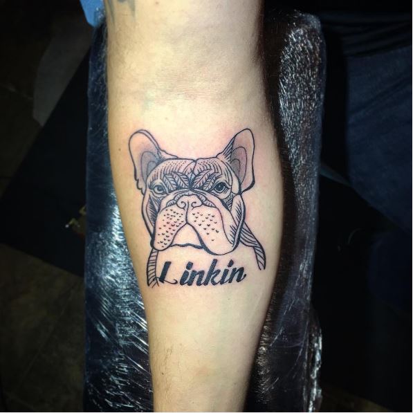 Bulldog Tattoos Design On Hands