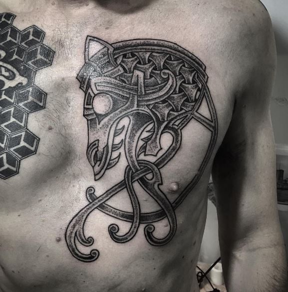 Celtic Tattoo On Chest 1