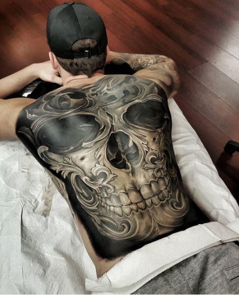 Dark Skull Tattoos Design And Ideas For Guys