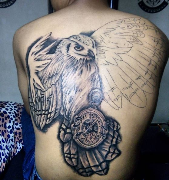 Eagle And Pocket Watch Tattoos Design And Ideas