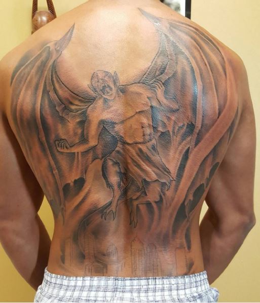 Full Back Devil Tattoos Design Adn Ideas