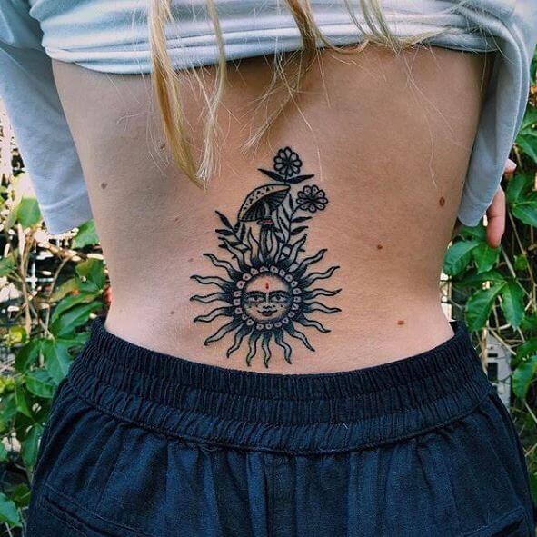 Glamorous Sun Tattoos Designs And Ideas