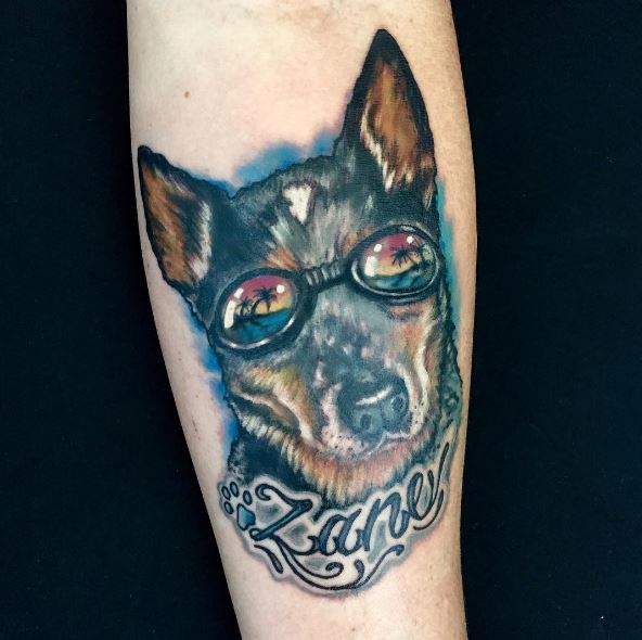 Gorgeous Dog Tattoos Design For Women
