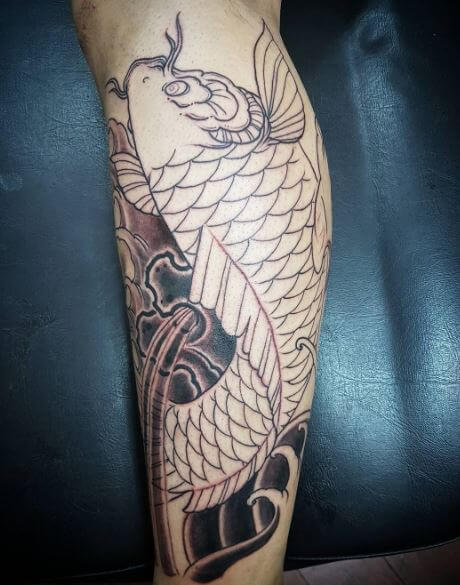 Koi Fish Tattoo On Arm 23