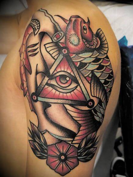 Koi Fish Tattoo On Arm 26