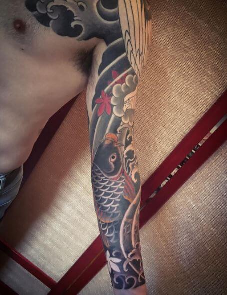 Koi Fish Tattoo On Arm 29