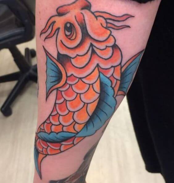Koi Fish Tattoo On Arm 30