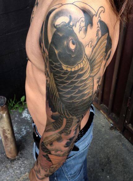 Koi Fish Tattoo On Arm 36