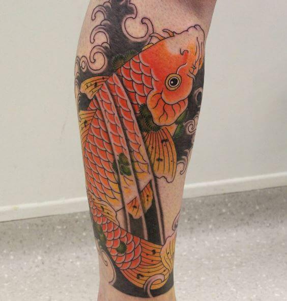 Koi Fish Tattoo On Arm 37