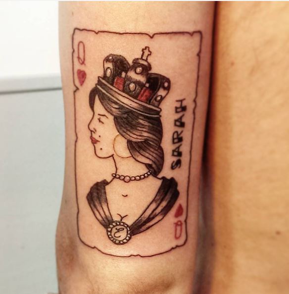 Latest New Queen Tattoos Design And Ideas For Girls