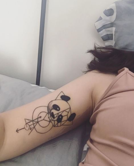 Latest Panda Tattoos Design For Women