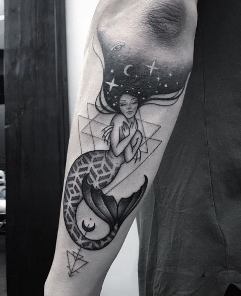 Mermaid Tattoo On Arm 2