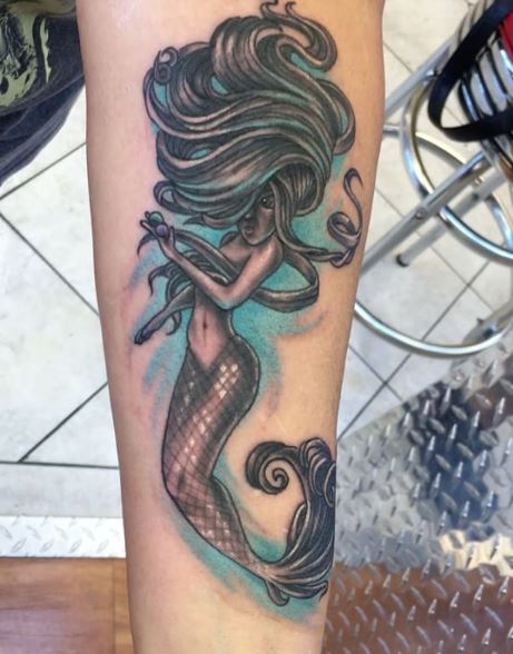 Mermaid Tattoo On Arm 20